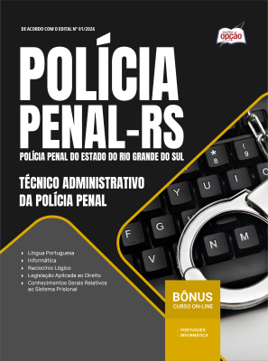 Apostila Polícia Penal-RS 2026 - Técnico Administrativo da Polícia Penal