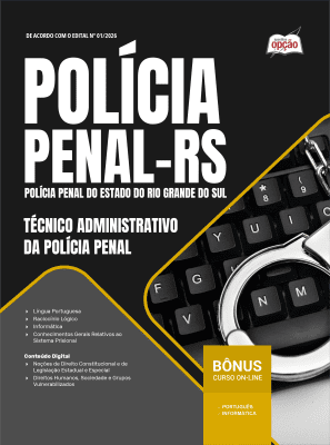 Apostila Polícia Penal-RS 2026 - Técnico Administrativo da Polícia Penal
