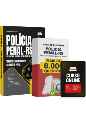 Apostila Polícia Penal-RS 2026 em PDF - Técnico Administrativo da Polícia Penal