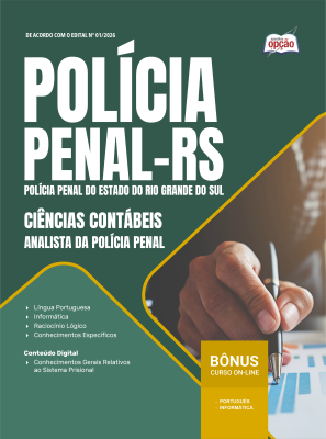 Apostila Polícia Penal-RS 2026 - Analista da Polícia Penal - Ciências Contábeis