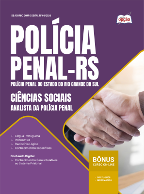 Apostila Polícia Penal-RS 2026 - Analista da Polícia Penal - Ciências Sociais