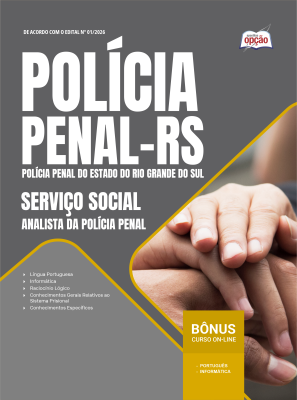 Apostila Polícia Penal-RS 2026 - Analista da Polícia Penal - Serviço Social