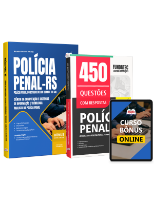 Combo Polícia Penal-RS 2026 - Analista da Polícia Penal - Ciência da Computação e Sistemas de Informação e Tecnologia