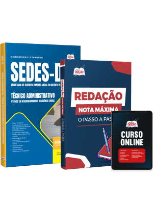 Apostila SEDES-DF 2026 em PDF - Técnico Administrativo