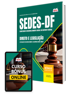 Apostila SEDES-DF 2026 - Especialista em Desenvolvimento e Assistência Social (EDAS) - Direito e Legislação