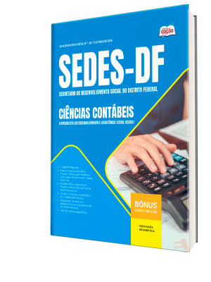 Apostila SEDES-DF 2026 - Especialista em Desenvolvimento e Assistência Social (EDAS) - Ciências Contábeis