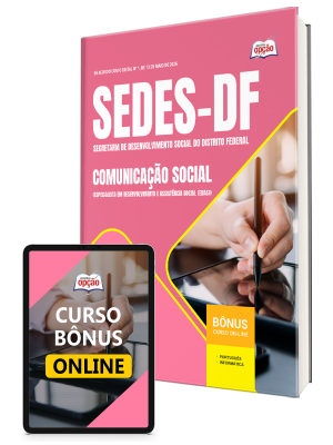 Apostila SEDES-DF 2026 - Especialista em Desenvolvimento e Assistência Social (EDAS) - Comunicação Social