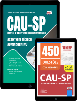 Combo CAU-SP 2026 - Assistente Técnico - Administrativo