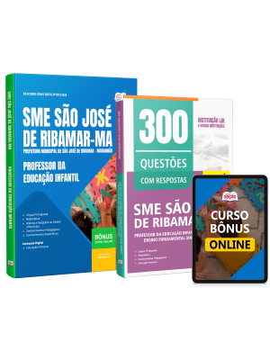 Combo Prefeitura de São José de Ribamar-MA 2026 - Professor da Educação Infantil