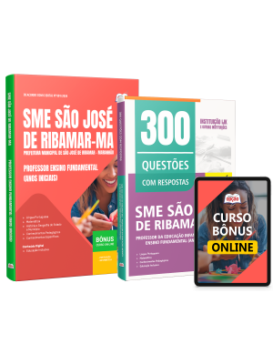 Combo Prefeitura de São José de Ribamar-MA 2026 - Professor Ensino Fundamental Anos Iniciais
