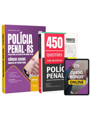 Combo Polícia Penal-RS 2026 - Analista da Polícia Penal - Ciências Sociais