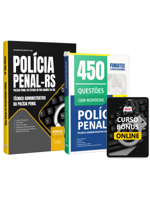 Combo Polícia Penal-RS 2026 - Técnico Administrativo da Polícia Penal