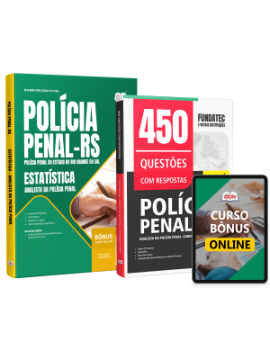 Combo Polícia Penal-RS 2026 - Analista da Polícia Penal - Estatística