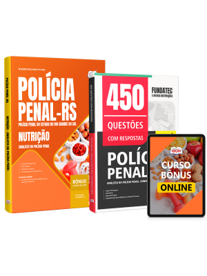 Combo Polícia Penal-RS 2026 - Analista da Polícia Penal - Nutrição