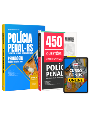 Combo Polícia Penal-RS 2026 - Analista da Polícia Penal - Pedagogia