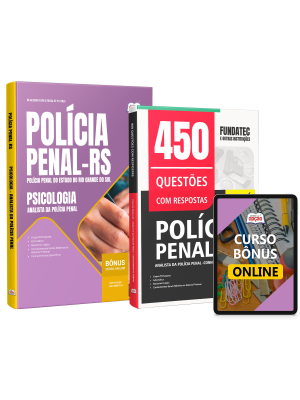 Combo Polícia Penal-RS 2026 - Analista da Polícia Penal - Psicologia