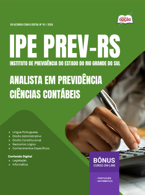 Apostila IPE Prev RS 2026 em PDF - Analista em Previdência - Ciências Contábeis