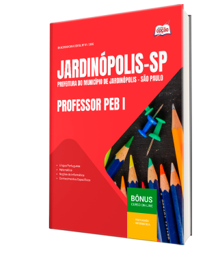 Apostila Prefeitura de Jardinópolis-SP 2026 - Professor PEB I