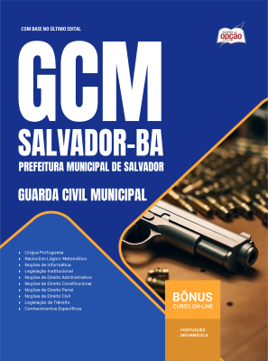 Apostila Prefeitura de Salvador-BA 2026 - Guarda Civil Municipal