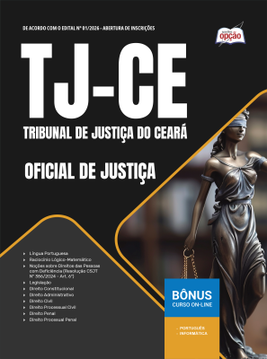 Apostila TJ-CE  2026 - Oficial de Justiça