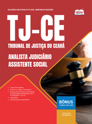 Apostila TJ-CE  em PDF 2026 - Analista Judiciário - Assistente Social
