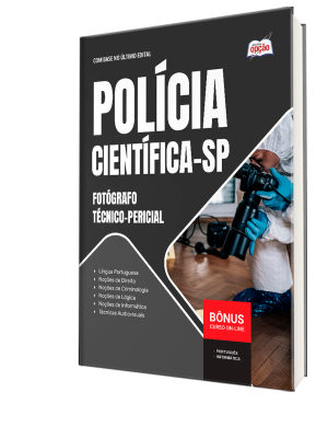 Apostila Polícia Científica-SP 2026 - Fotógrafo Técnico-Pericial