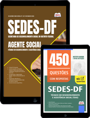 Combo SEDES-DF 2026 - Agente Social