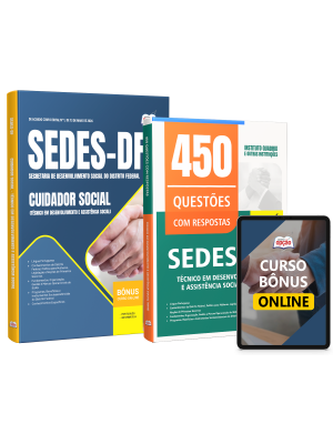 Combo SEDES-DF 2026 - Cuidador Social
