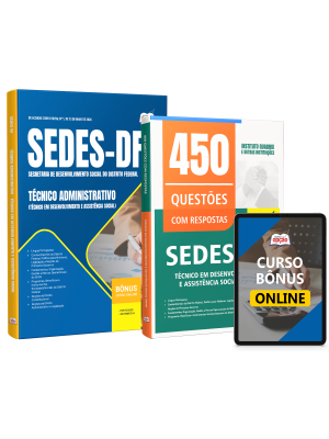 Combo SEDES-DF 2026 - Técnico Administrativo