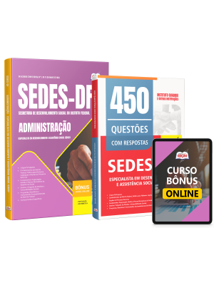 Combo SEDES-DF 2026 - Especialista em Desenvolvimento e Assistência Social (EDAS) - Administração