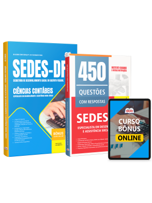 Combo SEDES-DF 2026 - Especialista em Desenvolvimento e Assistência Social (EDAS) - Ciências Contábeis