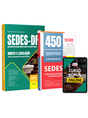 Combo SEDES-DF 2026 - Especialista em Desenvolvimento e Assistência Social (EDAS) - Direito e Legislação