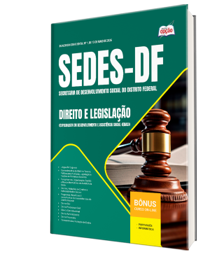 Combo SEDES-DF 2026 - Especialista em Desenvolvimento e Assistência Social (EDAS) - Direito e Legislação