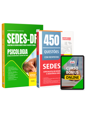 Combo SEDES-DF 2026 - Especialista em Desenvolvimento e Assistência Social (EDAS) - Psicologia