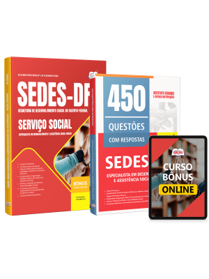 Combo SEDES-DF 2026 - Especialista em Desenvolvimento e Assistência Social (EDAS) - Serviço Social