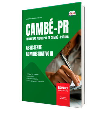 Apostila Prefeitura de Cambé - PR 2026 - Assistente Administrativo III