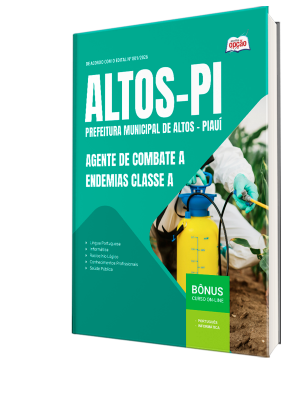 Apostila Prefeitura de Altos-PI 2026 - Agente de Combate a Endemias Classe A