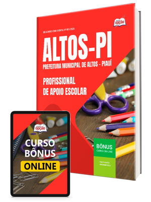 Apostila Prefeitura de Altos-PI 2026 - Profissional de Apoio Escolar