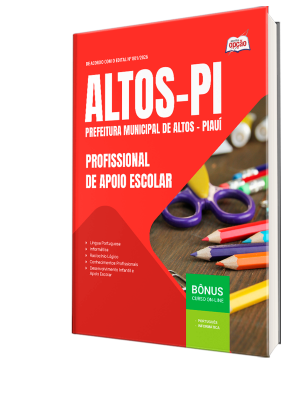 Apostila Prefeitura de Altos-PI 2026 - Profissional de Apoio Escolar
