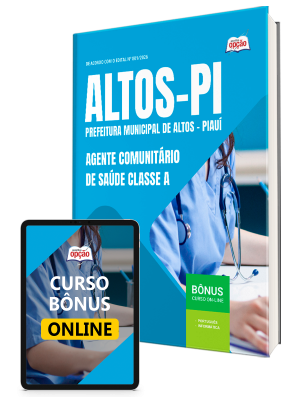 Apostila Prefeitura de Altos-PI 2026 - Agente Comunitário de Saúde Classe A