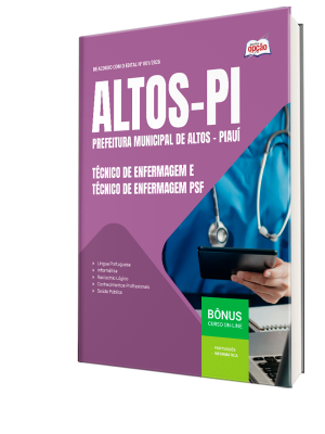Apostila Prefeitura de Altos-PI 2026 - Técnico de Enfermagem e Técnico de Enfermagem PSF
