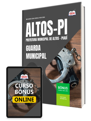 Apostila Prefeitura de Altos-PI 2026 - Guarda Municipal