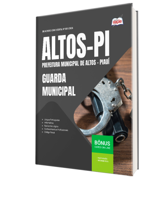 Apostila Prefeitura de Altos-PI 2026 - Guarda Municipal