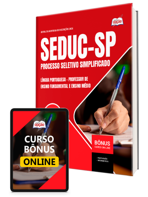 Apostila SEDUC-SP 2026 - Professor de Ensino Fundamental e Ensino Médio - Língua Portuguesa