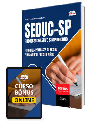 Apostila SEDUC-SP 2026 - Professor de Ensino Fundamental e Ensino Médio - Filosofia
