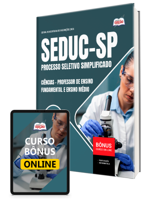 Apostila SEDUC-SP 2026 - Professor de Ensino Fundamental e Ensino Médio - Ciências