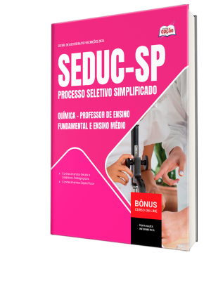 Apostila SEDUC-SP 2026 - Professor de Ensino Fundamental e Ensino Médio - Química