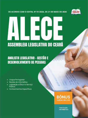 Apostila ALECE 2026 - Analista Legislativo - Gestão e Desenvolvimento de Pessoas