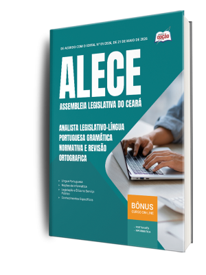 Apostila ALECE 2026 - Analista Legislativo - Língua Portuguesa - Gramática Normativa e Revisão Ortográfica