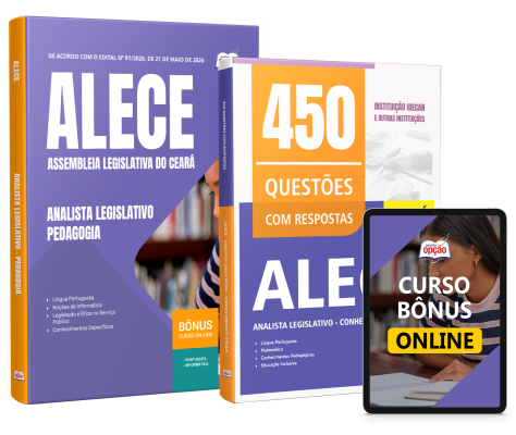 Combo ALECE 2026 - Analista Legislativo - Pedagogia